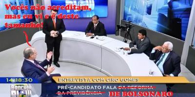 Ciro entrevistado e o assunto é Bolsonaro